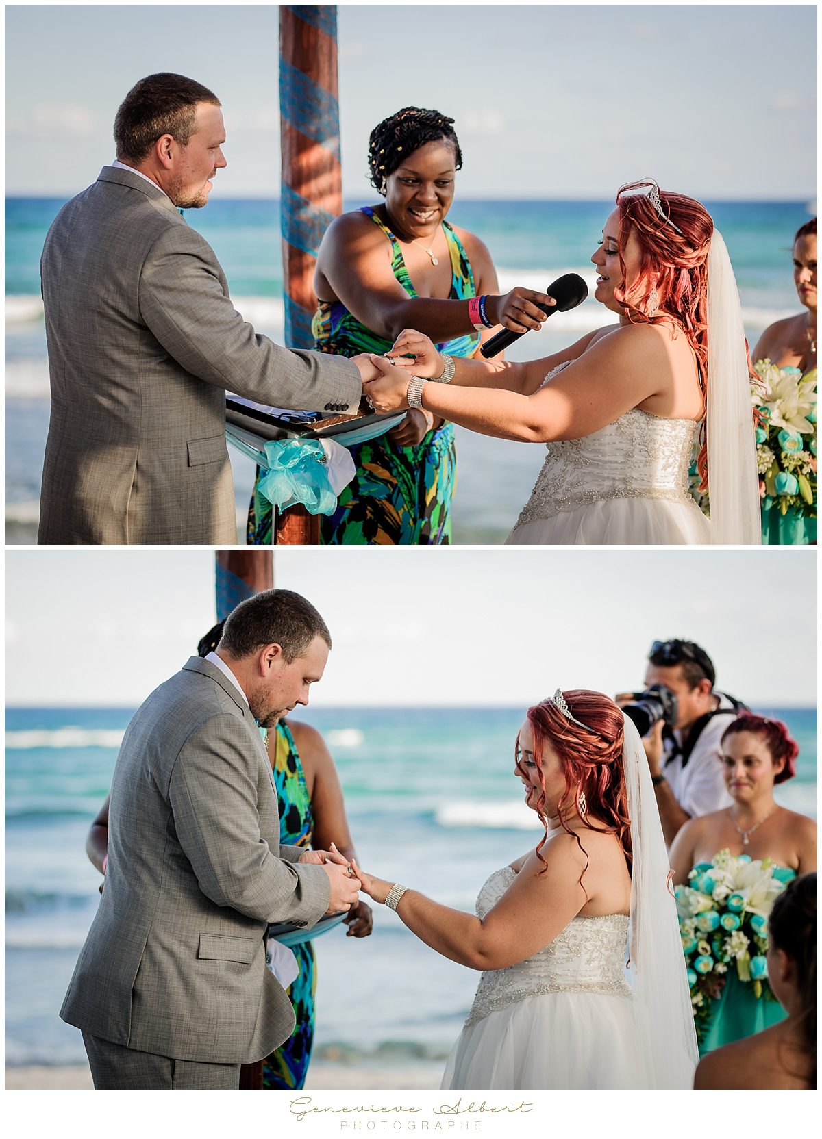 Genevieve Albert Photographe, mariage dans le sud, destination wedding photographer, grand bahia principe Coba, Mexique, Mexico, air transat