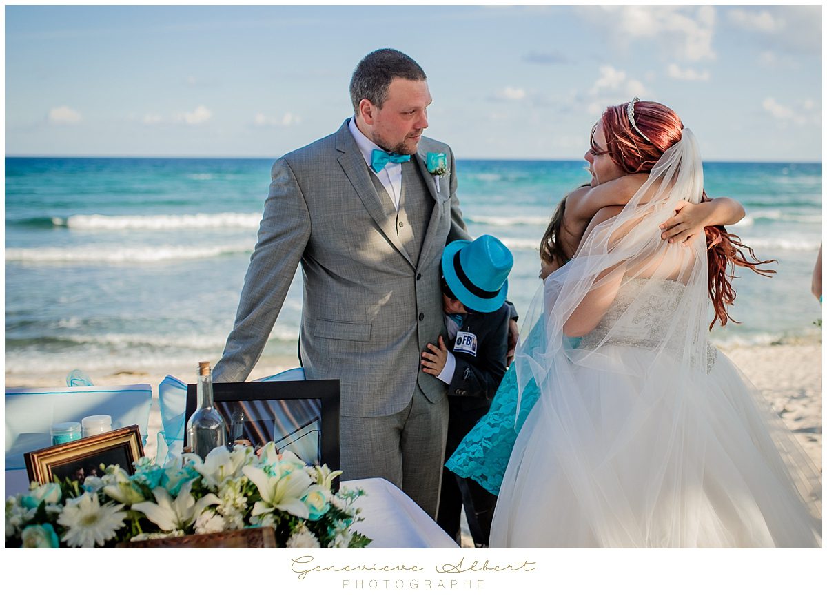 Genevieve Albert Photographe, mariage dans le sud, destination wedding photographer, grand bahia principe Coba, Mexique, Mexico, air transat
