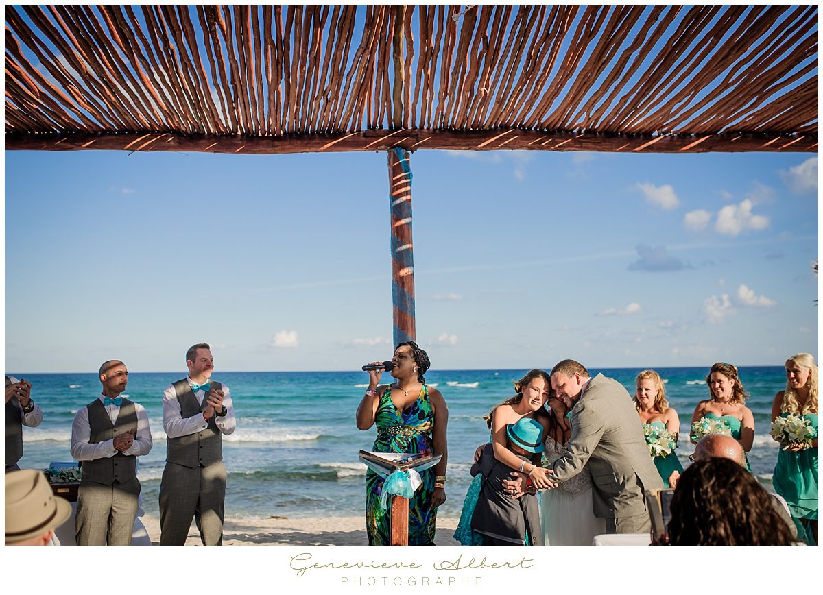 Genevieve Albert Photographe, mariage dans le sud, destination wedding photographer, grand bahia principe Coba, Mexique, Mexico, air transat