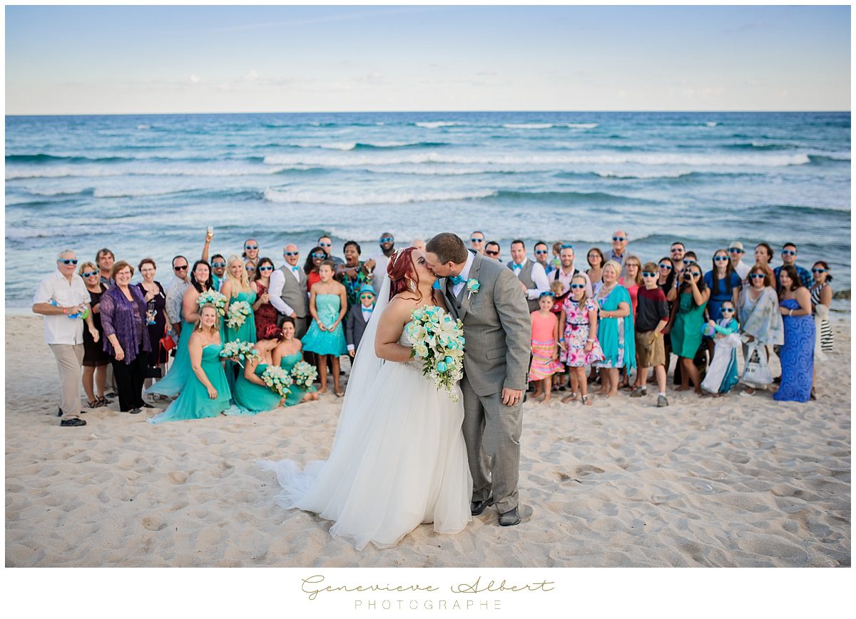 Genevieve Albert Photographe, mariage dans le sud, destination wedding photographer, grand bahia principe Coba, Mexique, Mexico, air transat