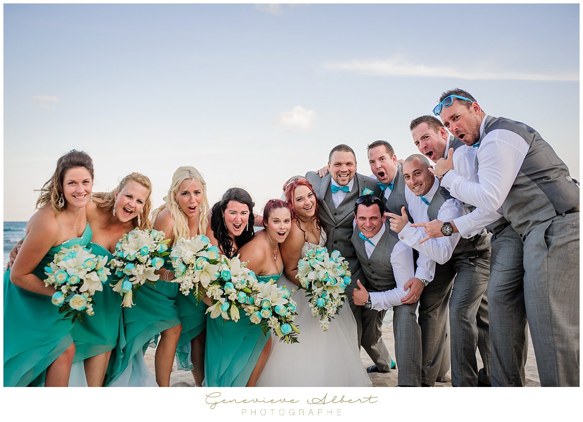 Genevieve Albert Photographe, mariage dans le sud, destination wedding photographer, grand bahia principe Coba, Mexique, Mexico, air transat