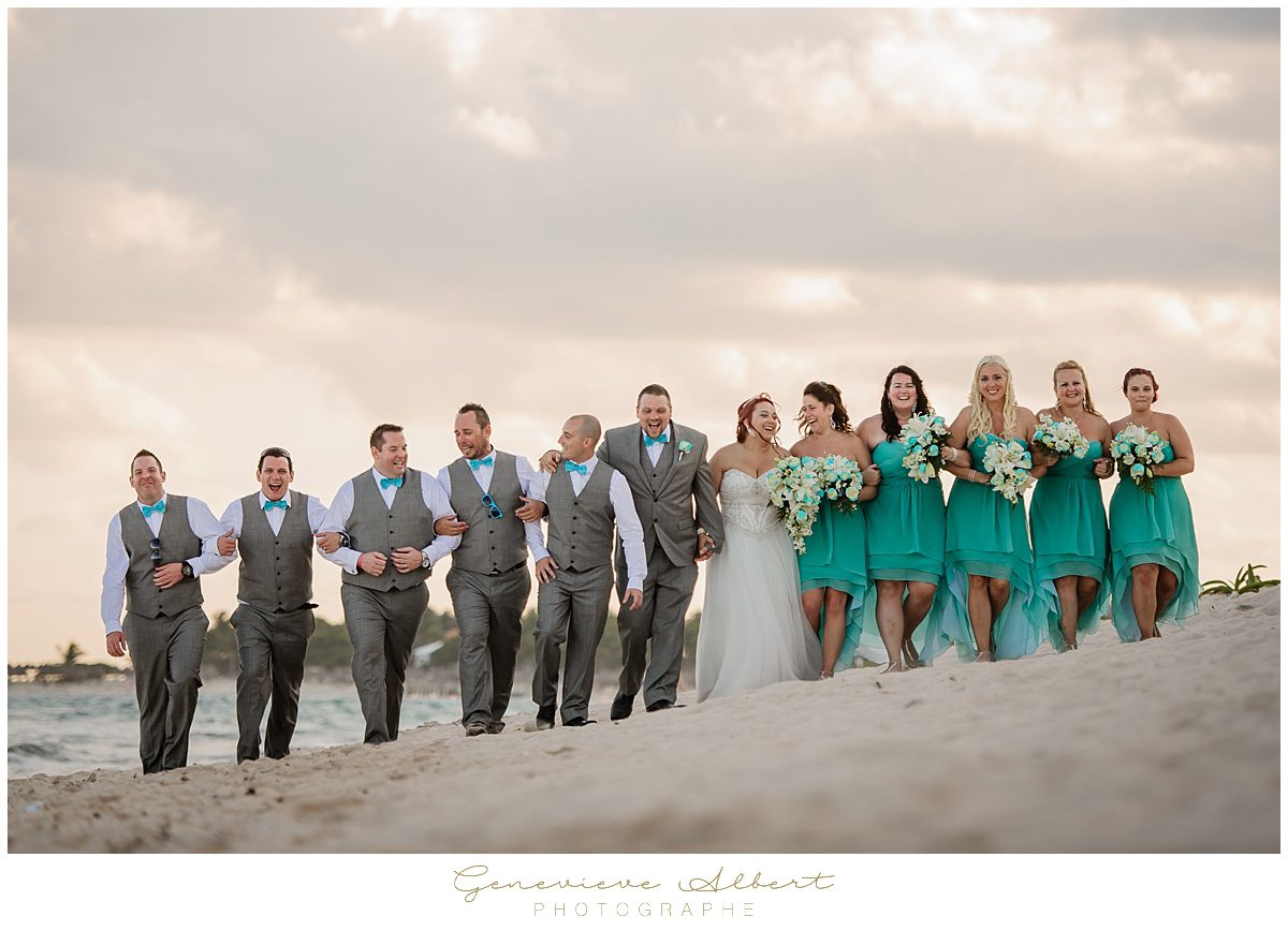 Genevieve Albert Photographe, mariage dans le sud, destination wedding photographer, grand bahia principe Coba, Mexique, Mexico, air transat