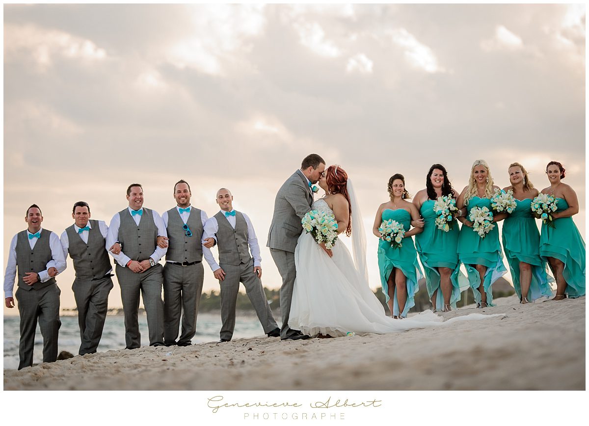 Genevieve Albert Photographe, mariage dans le sud, destination wedding photographer, grand bahia principe Coba, Mexique, Mexico, air transat