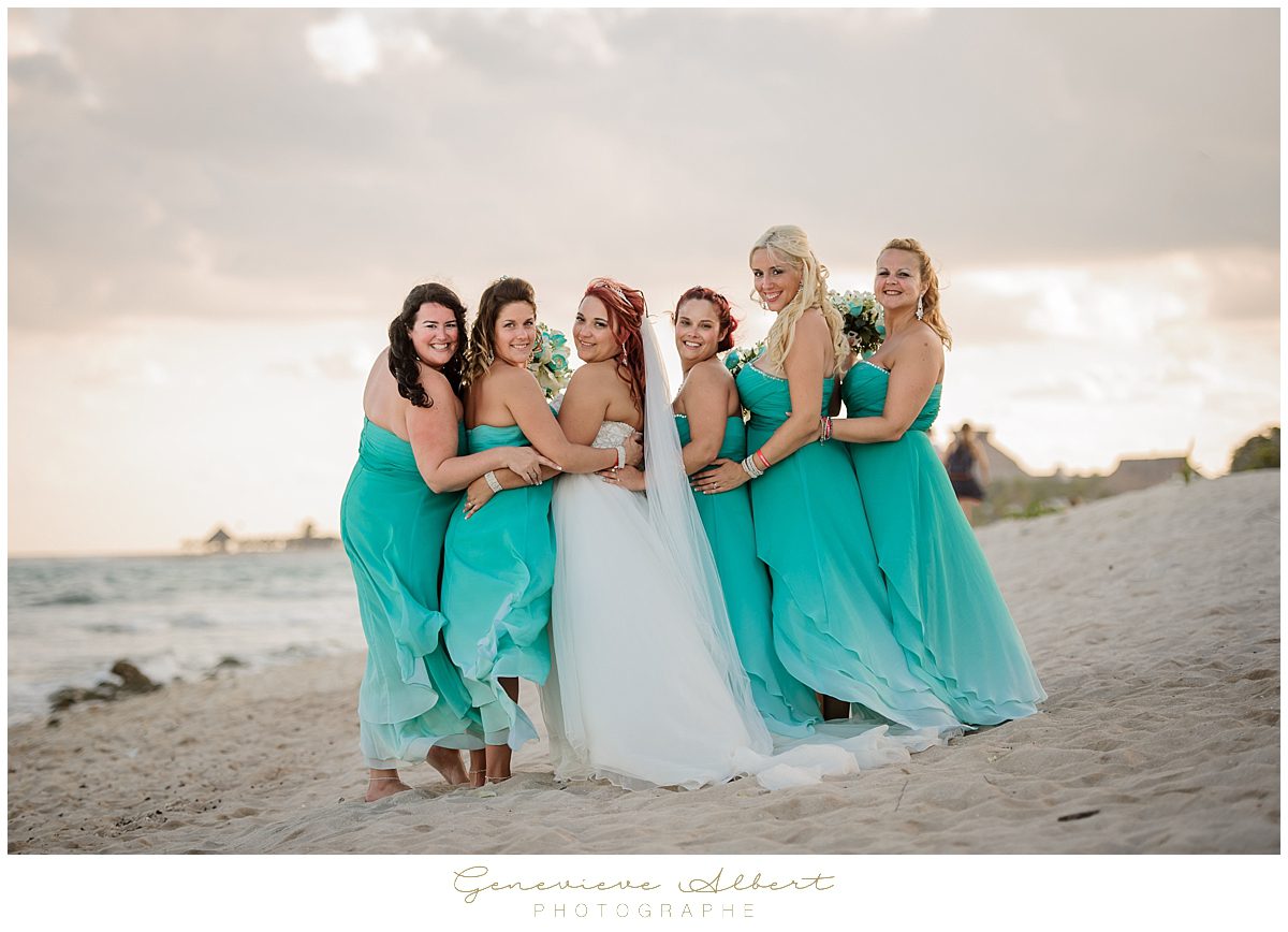 Genevieve Albert Photographe, mariage dans le sud, destination wedding photographer, grand bahia principe Coba, Mexique, Mexico, air transat