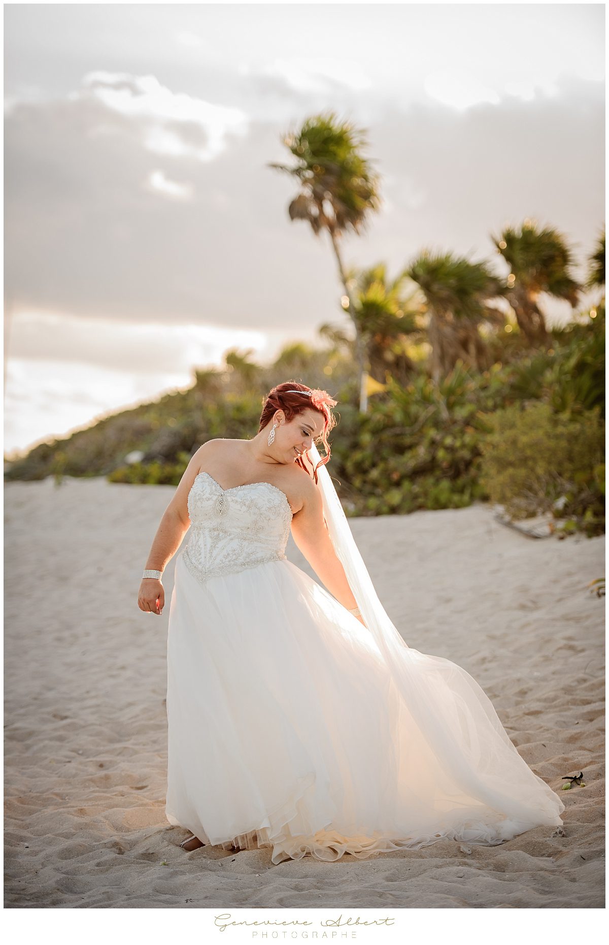 Genevieve Albert Photographe, mariage dans le sud, destination wedding photographer, grand bahia principe Coba, Mexique, Mexico, air transat