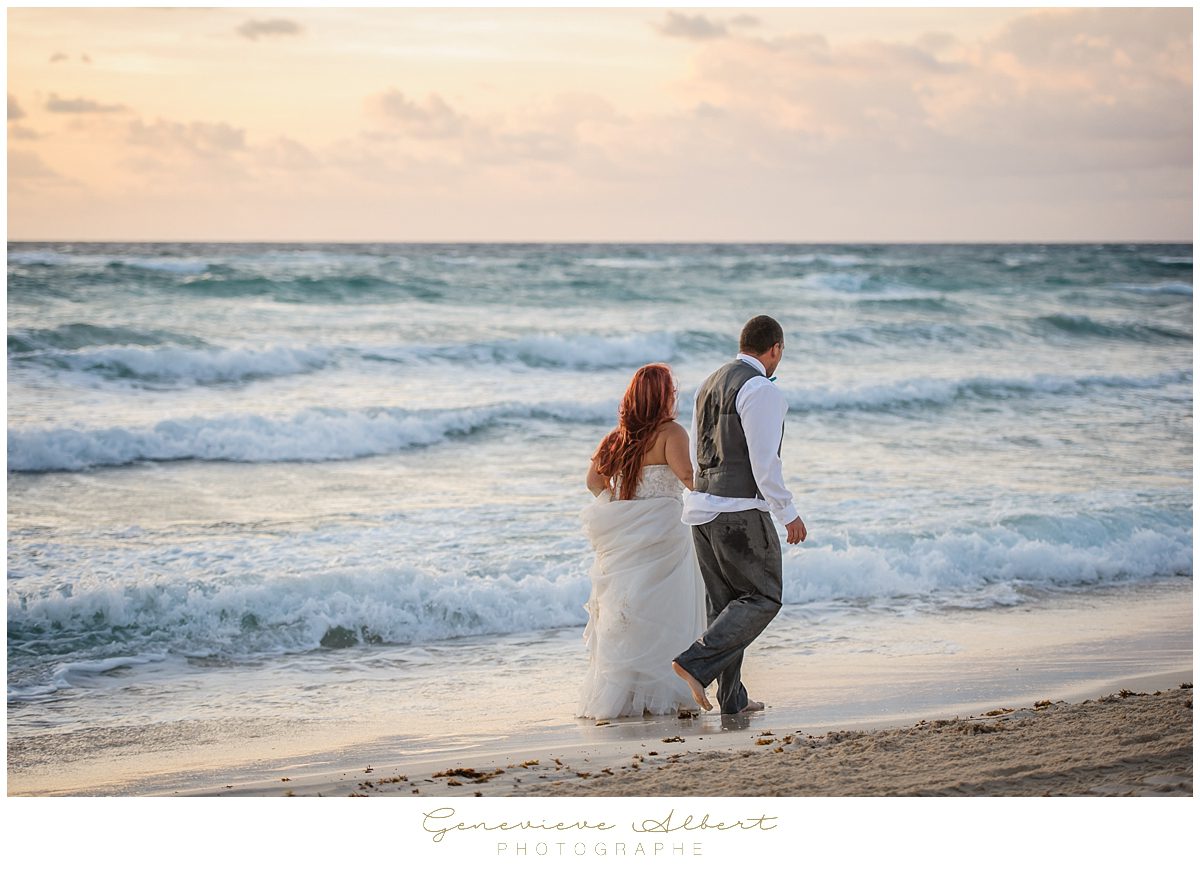 trash the dress, Genevieve Albert Photographe, mariage dans le sud, destination wedding photographer, grand bahia principe Coba, Mexique, Mexico, air transat