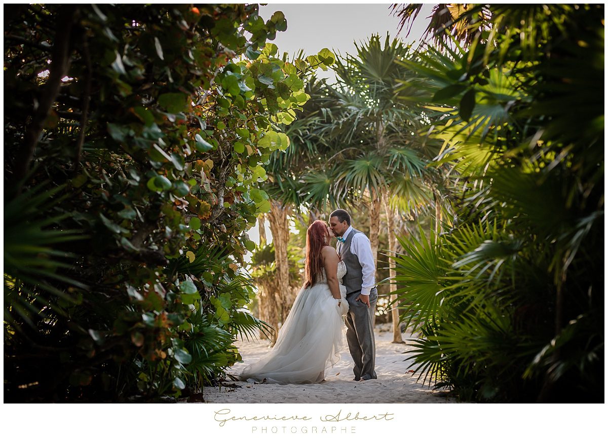 trash the dress, Genevieve Albert Photographe, mariage dans le sud, destination wedding photographer, grand bahia principe Coba, Mexique, Mexico, air transat