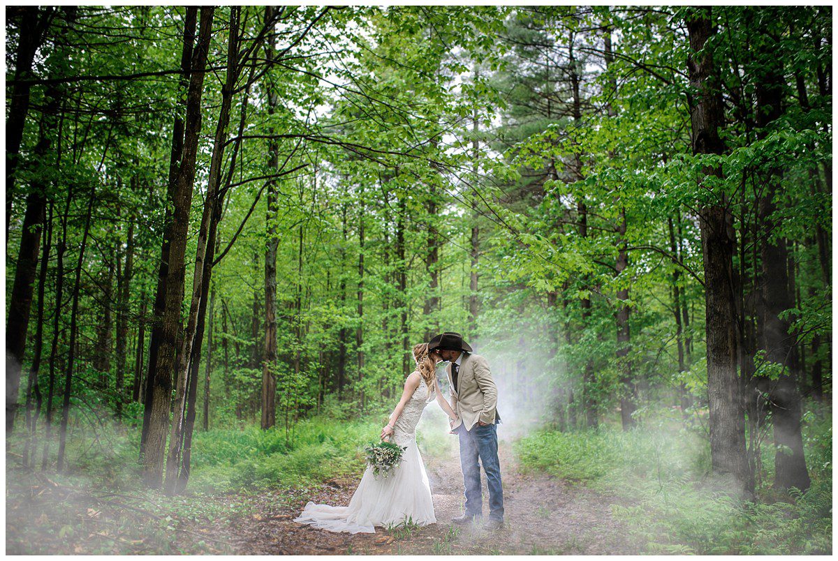 Bean town ranch wedding forest